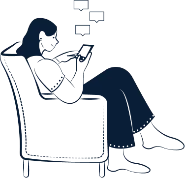 dessin fille sur ton telephone