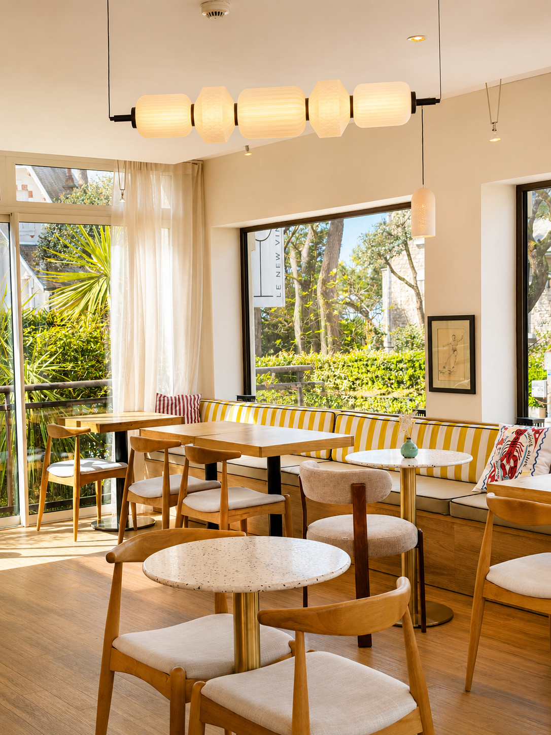 Salon cosy de la Villa Ouest
